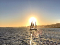 Sunset at Stearns Wharf