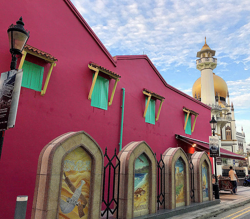 Singapore Kampong Glam Neighborhood